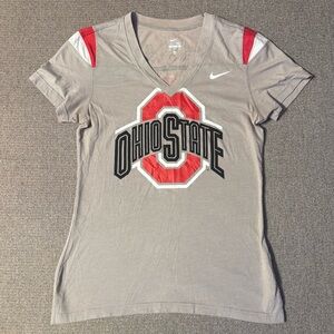 Nike Women's Gray Ohio State Tee